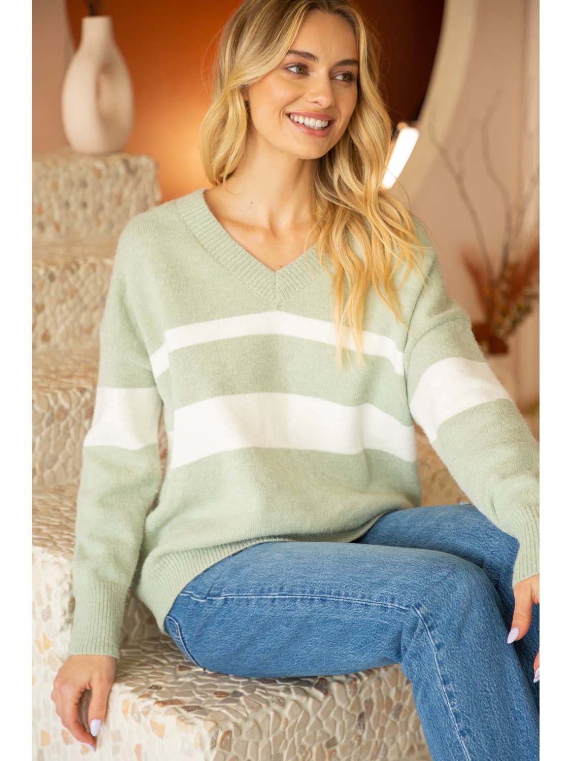 Julie Striped Sweater