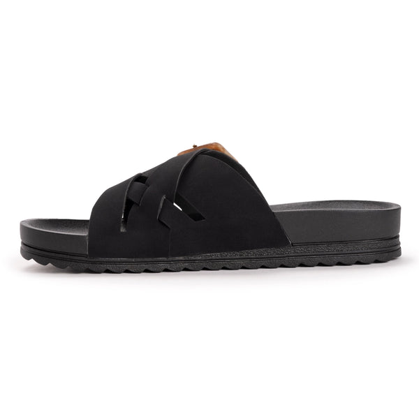 Muk Luks Women's Grand Shayna Sandal | Black