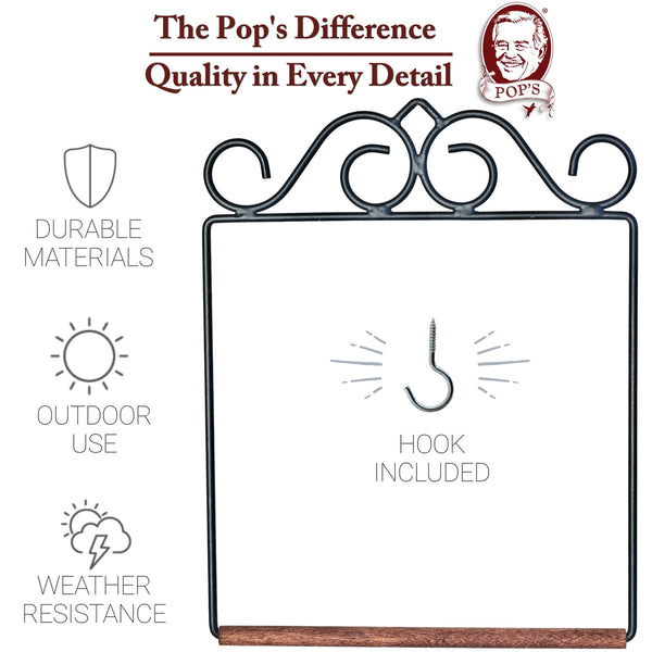 Pop's Original Hummingbird Swing | Black