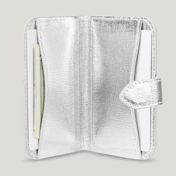 Kate Spade New York Wallet Magsafe | Metallic Silver