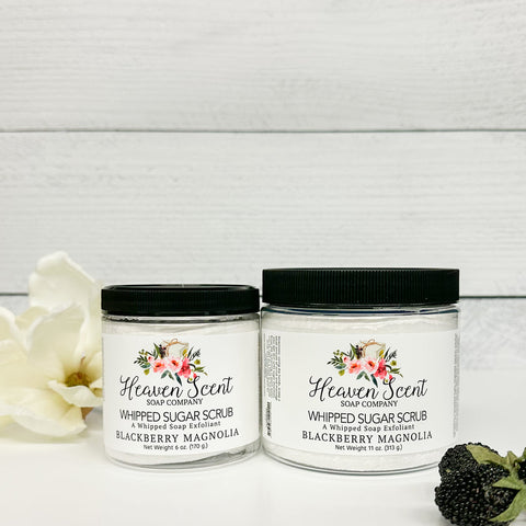 Blackberry Magnolia Whipped Sugar Scrub