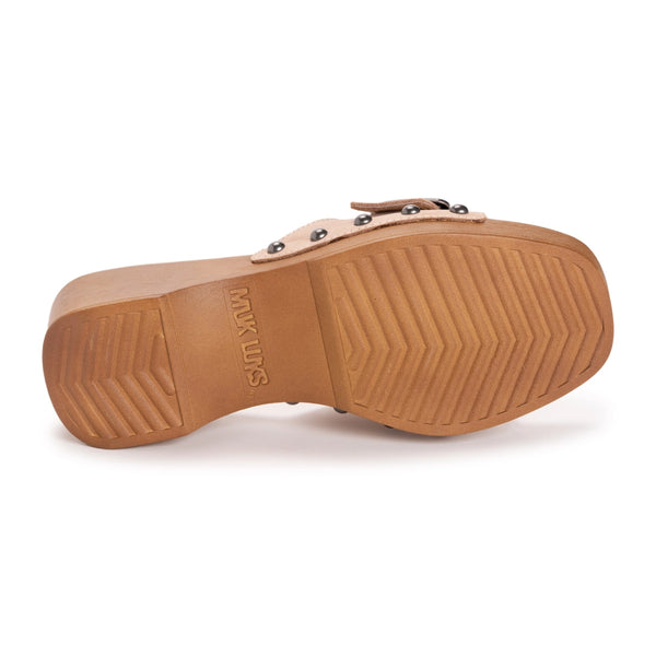 Muk Luks Women's Cora Sandal | Blush Nubuck