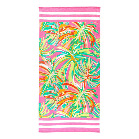 Let's Get Tropical Beach Towel