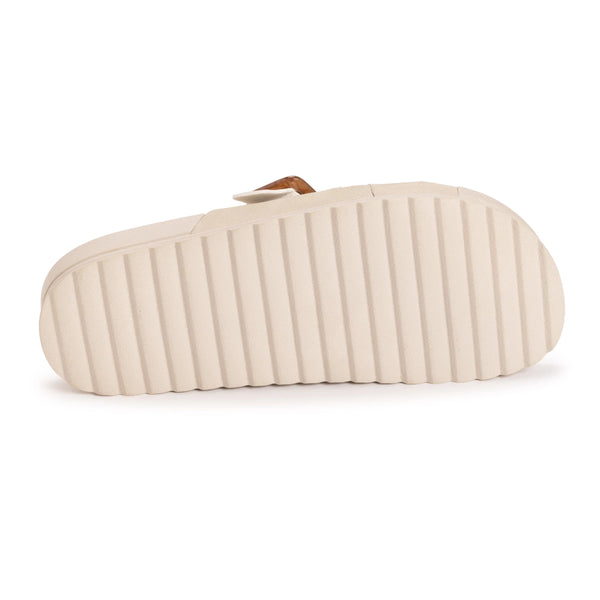 Muk Luks Women's Grand Shayna Sandal | Beige