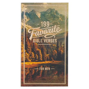 199 Favorite Bible Verses for Men Book