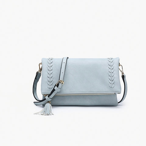 Isadora Whipstitch Crossbody | Dusty Blue