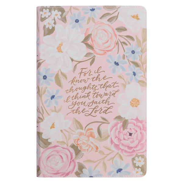 KJV Bible Giant Print Standard-Size Floral Faux Leather