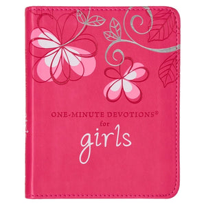 One-Minute Devotions For Girls Faux Leather