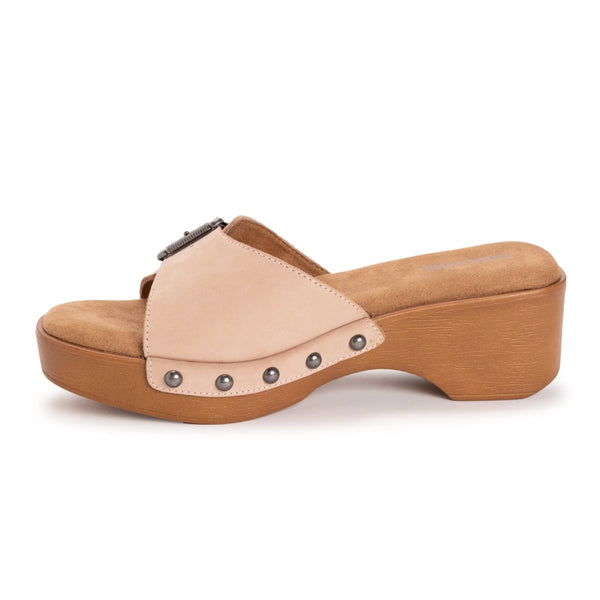 Muk Luks Women's Cora Sandal | Blush Nubuck