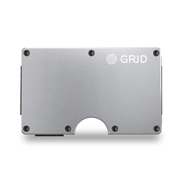 Grid Wallet | Silver Aluminum