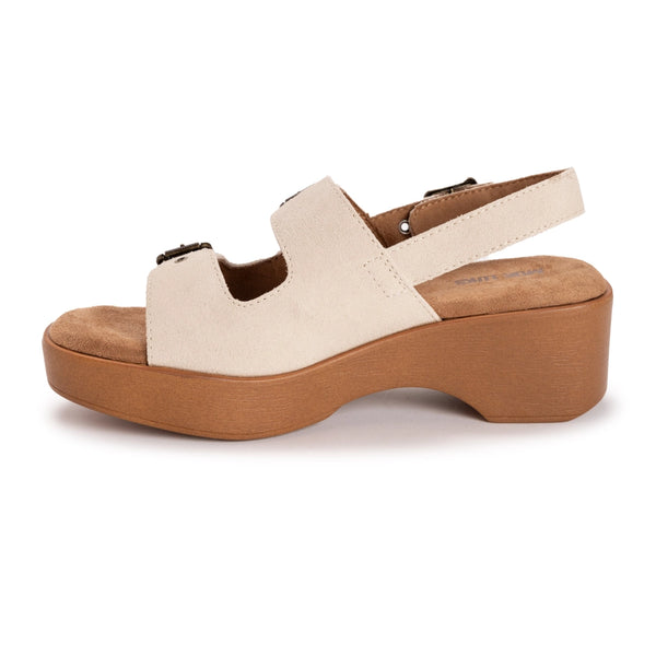 Muk Luks Women's Calliope Sandal | Natural Suede