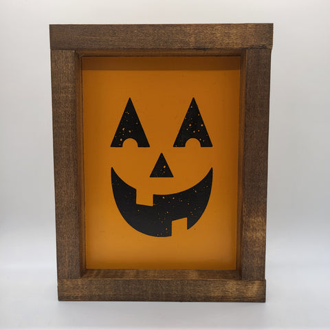 Orange Pumpkin Sign