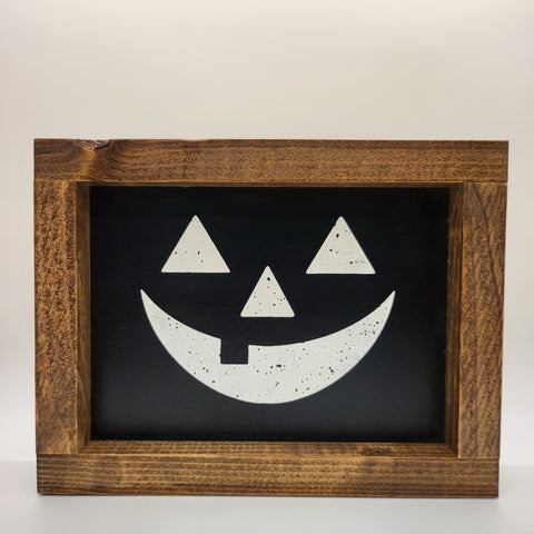 Pumpkin Face Sign