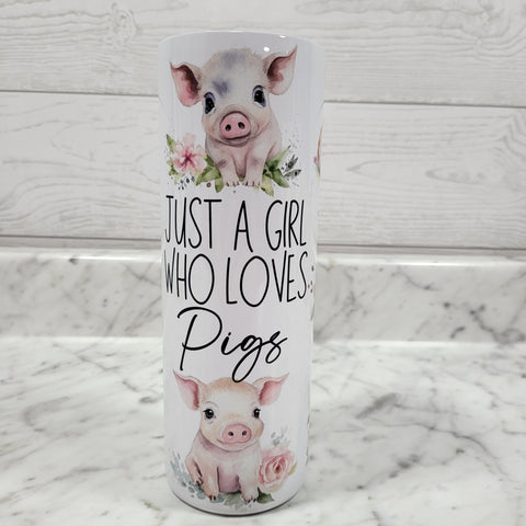 Pigs Straight Tumbler 20oz