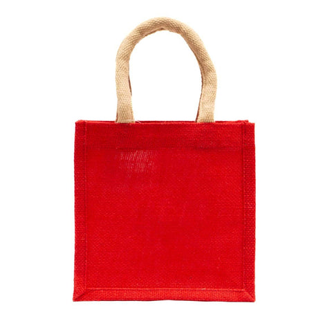 Jute Petite Gift Tote | Red