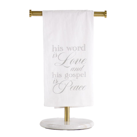 His Word Is Love Hand Towel 20x28