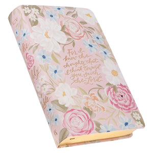 KJV Bible Giant Print Standard-Size Floral Faux Leather