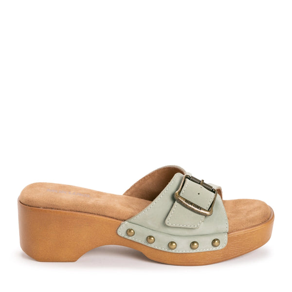 Muk Luks Women's Cora Sandal | Sage Nubuck