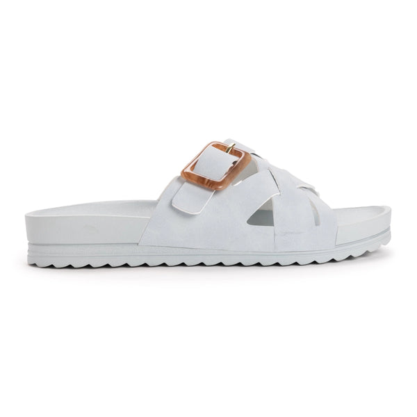 Muk Luks Women's Grand Shayna Sandal | Sky Blue