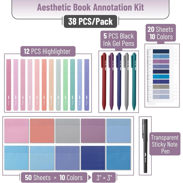 Annotation Kit 38 Pcs Aesthetic