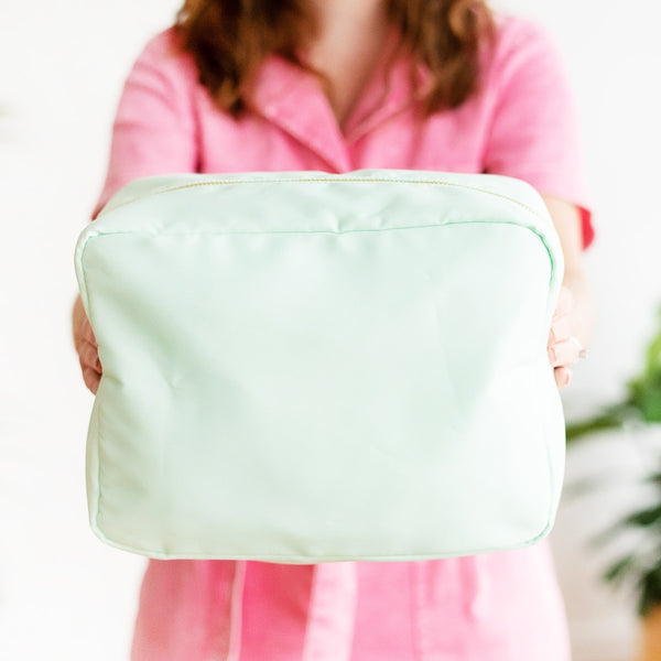 Mint Lauren Cosmetic Bag