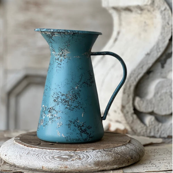 8” Blue Pitcher