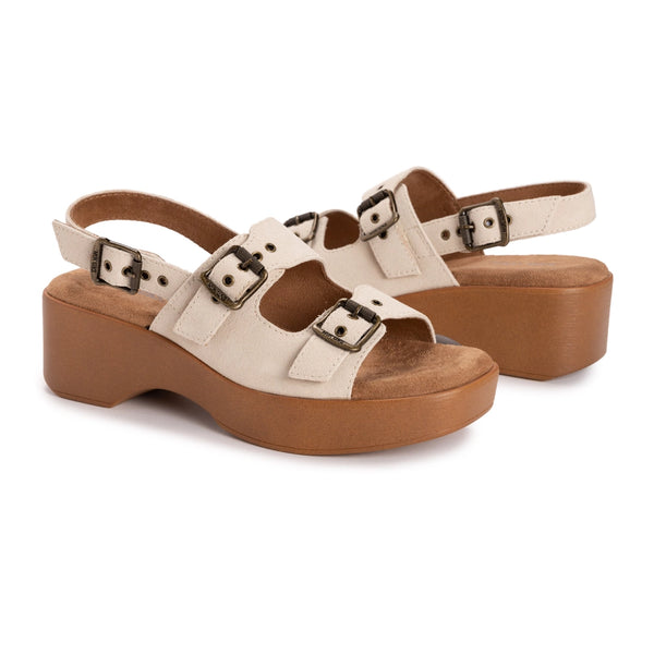 Muk Luks Women's Calliope Sandal | Natural Suede