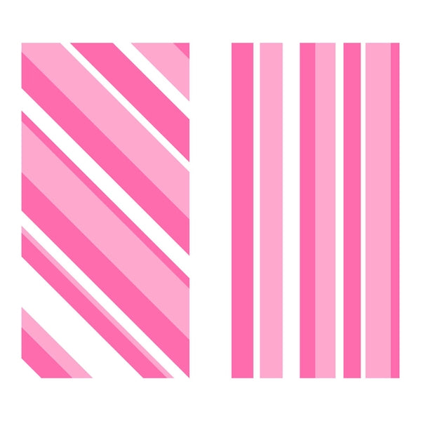 Pink Striped Beach Quick Dry Towel