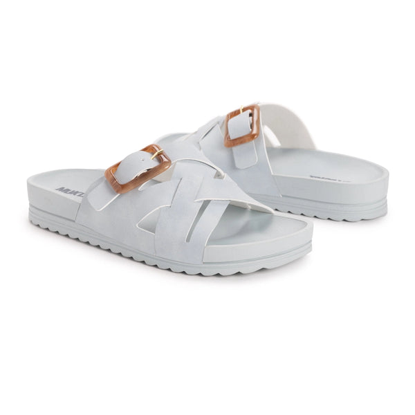 Muk Luks Women's Grand Shayna Sandal | Sky Blue