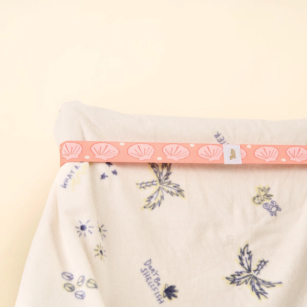 Stay-Put Towel Band | Seashells Coral