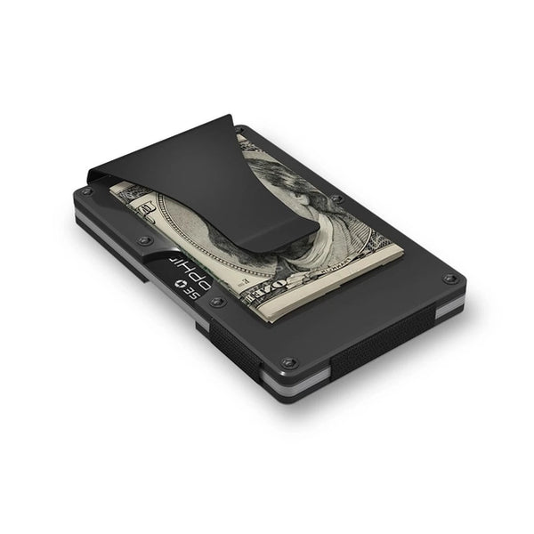 Grid Wallet | Gunmetal Aluminum