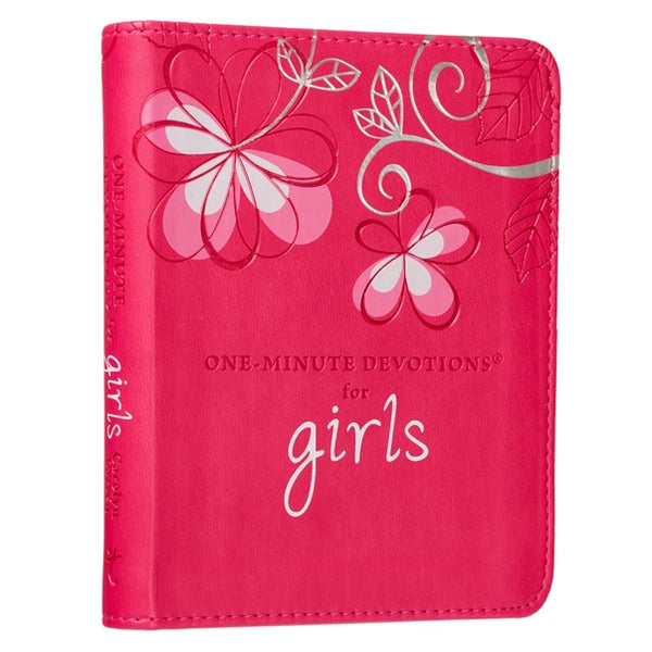 One-Minute Devotions For Girls Faux Leather