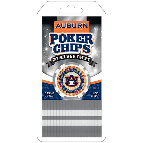 Auburn 20 Piece Poker Chips