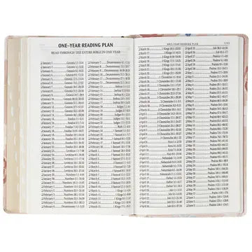 KJV Bible Giant Print Standard-Size Floral Faux Leather