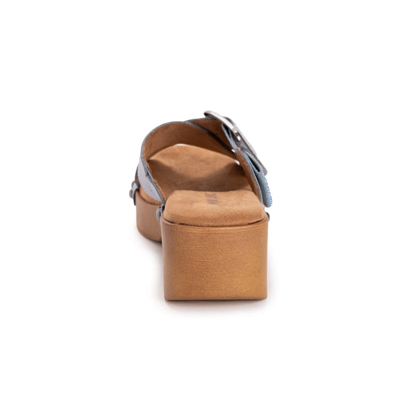 Muk Luks Women's Charlotte Sandal | Chambray Nubuck