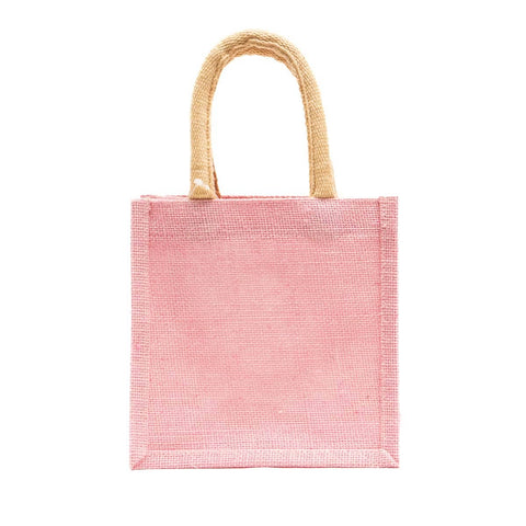 Jute Petite Gift Tote | Light Pink