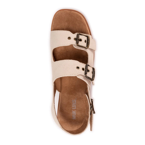 Muk Luks Women's Calliope Sandal | Natural Suede