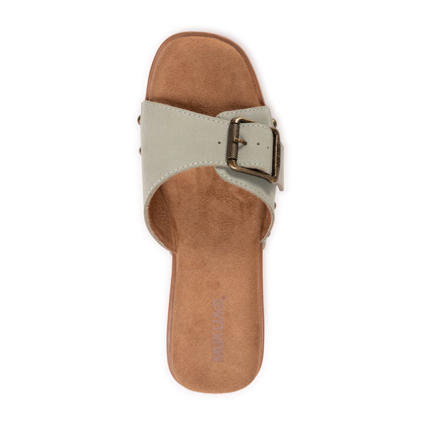 Muk Luks Women's Cora Sandal | Sage Nubuck