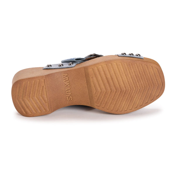 Muk Luks Women's Charlotte Sandal | Chambray Nubuck