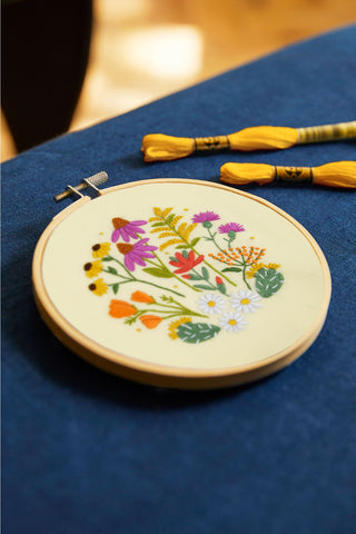 Mediterranean Garden Embroidery Kit