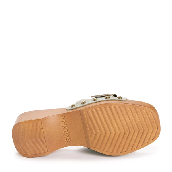 Muk Luks Women's Cora Sandal | Sage Nubuck