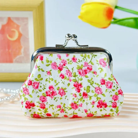 Vintage Floral Coin Purses | Pink