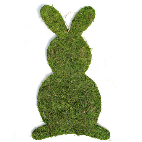 Moss Bunny Decor Green 11x20