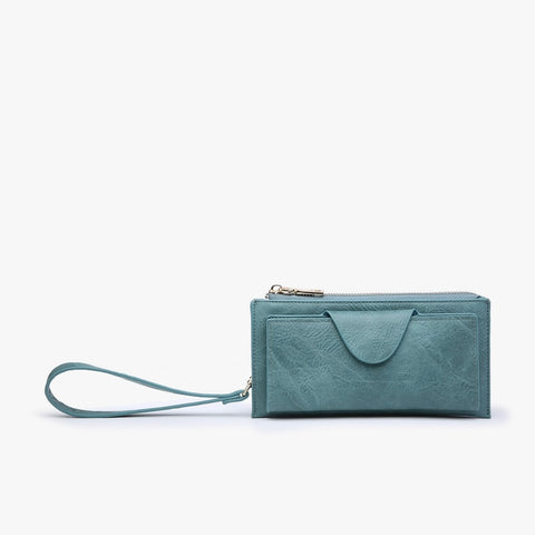 Kyla Wallet w/ Snap Closure | Teal