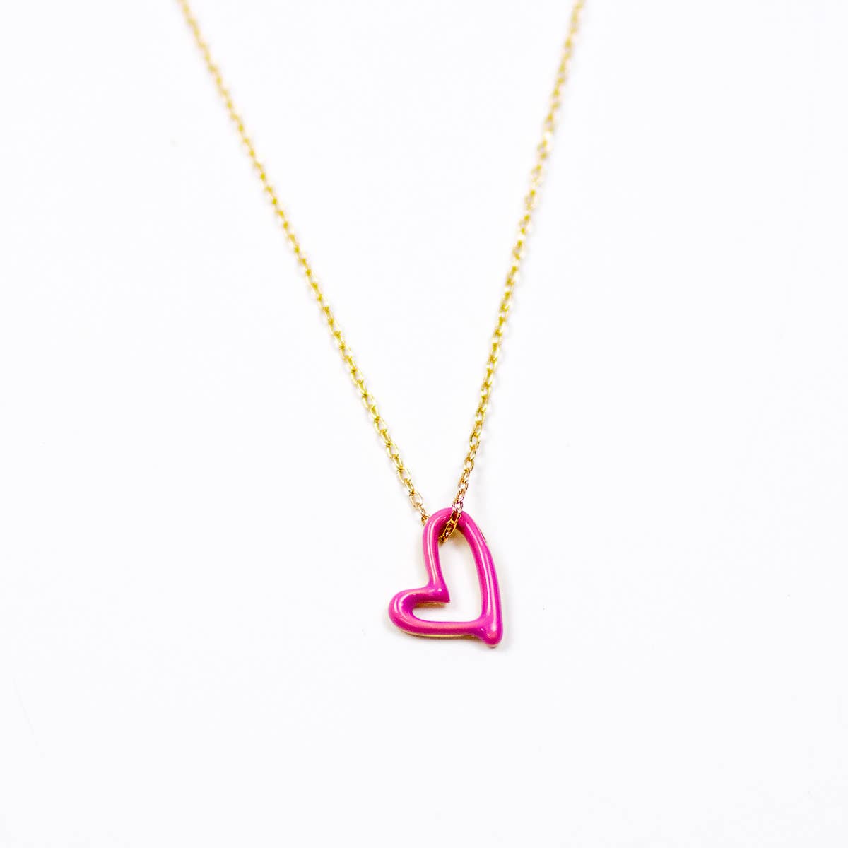 Sweetheart Necklace | Pink/Gold