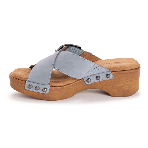 Muk Luks Women's Charlotte Sandal | Chambray Nubuck