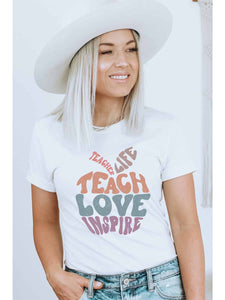 Teach Love Inspire Graphic Tee