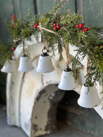 White Bella Bells Garland