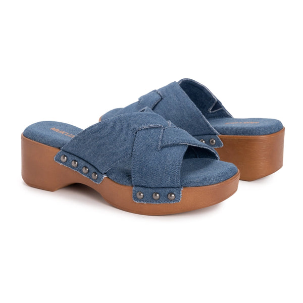 Muk Luks Women's Cadence Sandal | Denim