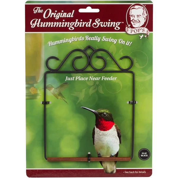 Pop's Original Hummingbird Swing | Black
